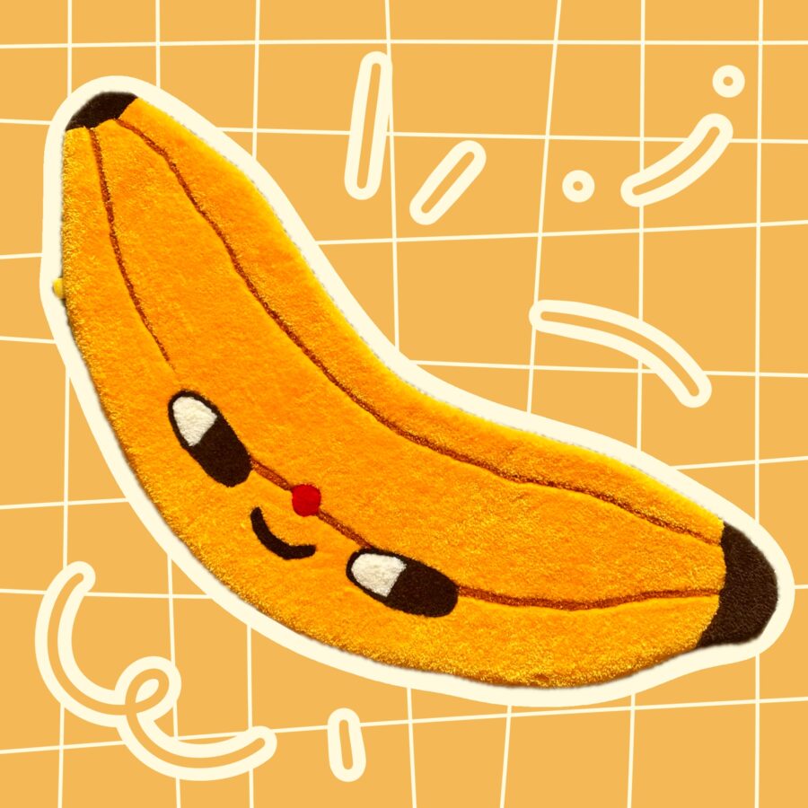gilbert the banana rug