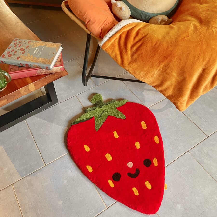Genevieve the Strawberry Rug - Fruity Collection #01 (Limited Preorder) – Image 2