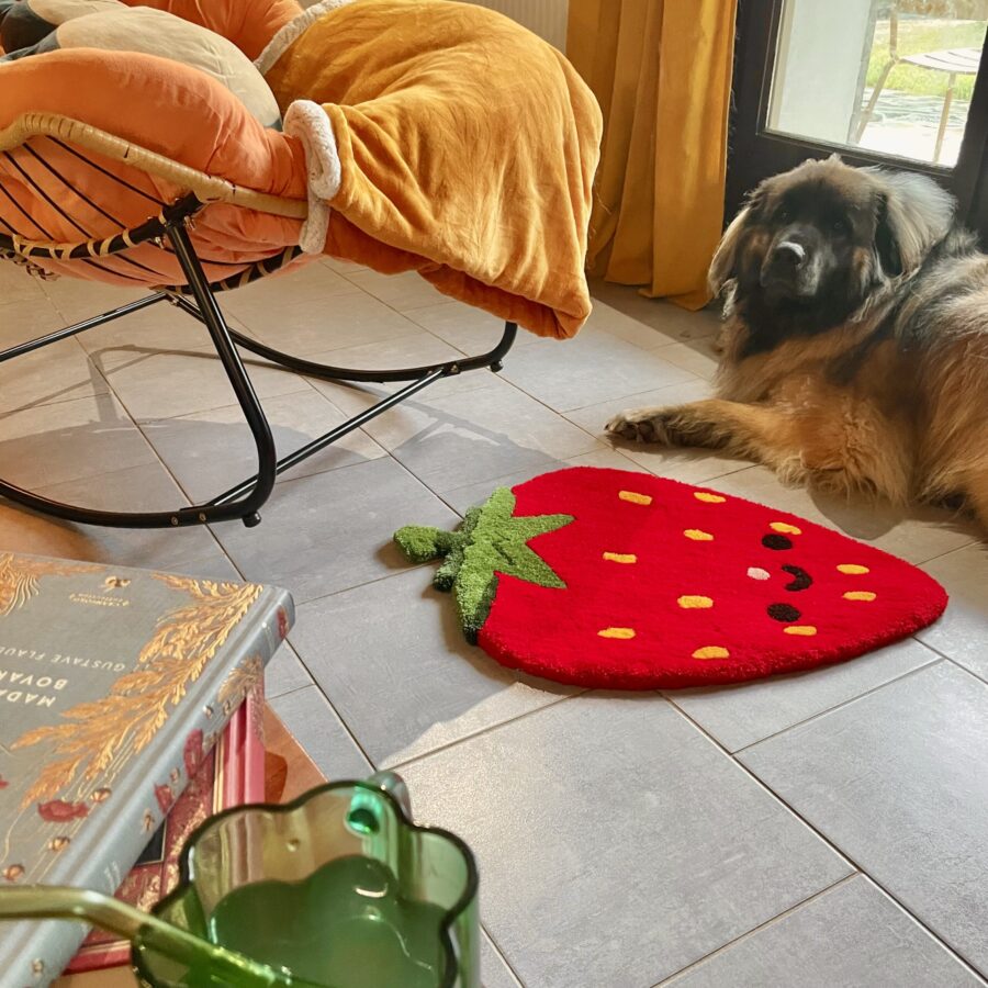 Genevieve the Strawberry Rug - Fruity Collection #01 (Limited Preorder) – Image 3