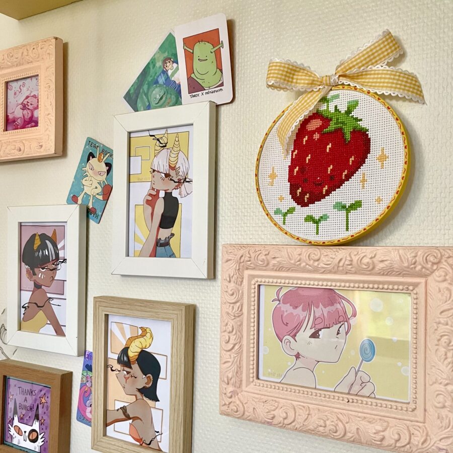 Cassandra the Happy Strawberry - Cross Stitch Pattern PDF – Image 4