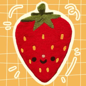 Geneviève the Strawberry Rug - Fruity Collection #01 (Limited Preorder)