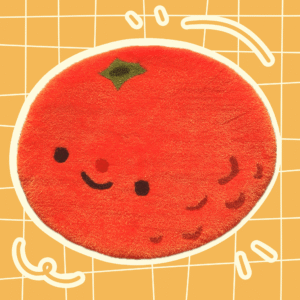 Benjamin the Mandarin Rug - Fruity Collection #01 (Limited Preorder)