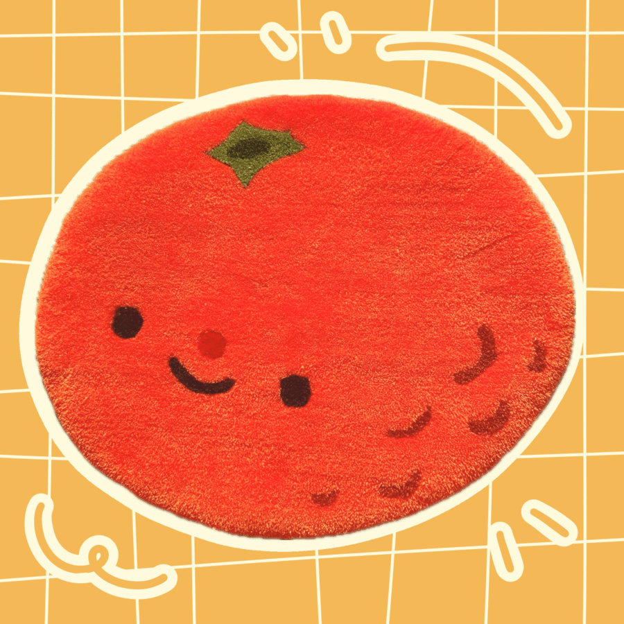 Benjamin the Mandarin Rug - Fruity Collection #01 (Limited Preorder)